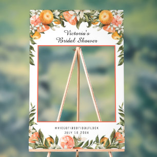 Panneau En Acrylique Accessoire de photo élégant pour la douche nuptial