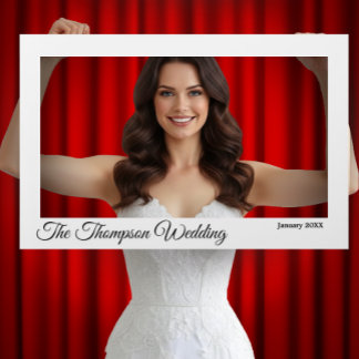 Panneau En Acrylique Accessoire de Photobooth de Mariage DIY - Style de