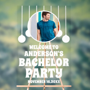 Panneau En Acrylique Accueil personnalisé du Bachelor Photo