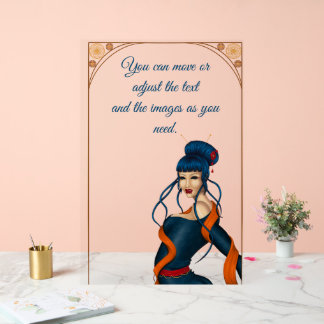 Panneau En Acrylique Acrylic Sign