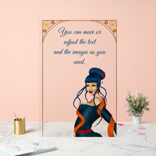 Panneau En Acrylique Acrylic Sign (Mariage)