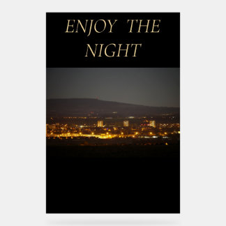 Panneau En Acrylique Acrylic Sign ENJOY