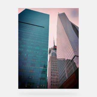 Panneau En Acrylique Acrylic Sign –  Vertical Silence