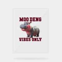 Adorable MOO DENG VIBES SEULEMENT bon bébé Hippo V
