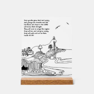 Panneau En Acrylique Ailes comme aigle inspiration chrétienne