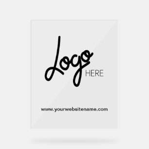 Panneau En Acrylique Ajouter un logo professionnel en acrylique
