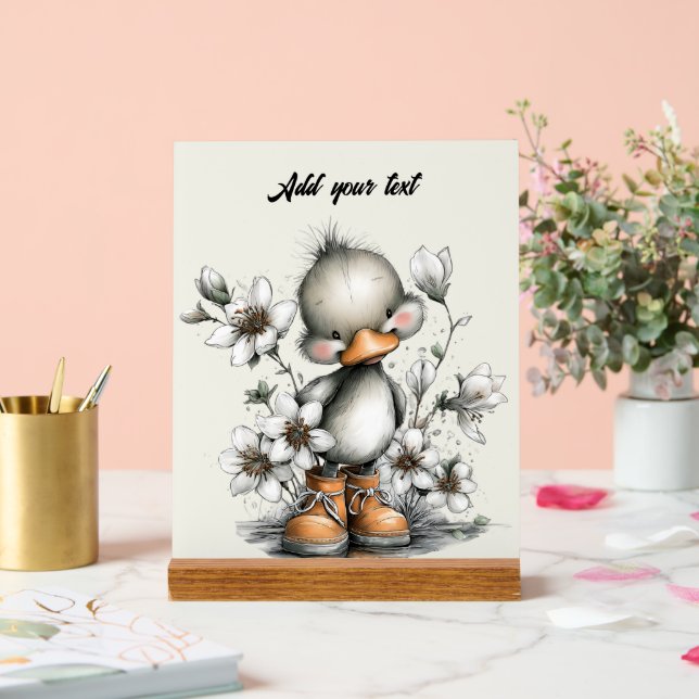 Panneau En Acrylique Ajoutez votre texte (Mariage)