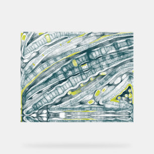Panneau En Acrylique Algues Sous Verre