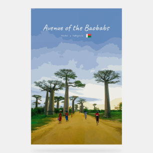 Panneau En Acrylique Allée des Baobabs, Madagascar - Paysage