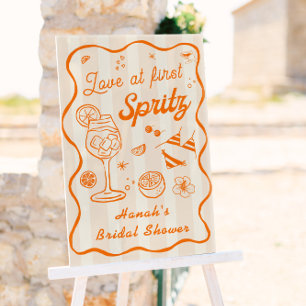 Panneau En Acrylique Amour au Premier Spritz : Bienvenue à la Baby Show