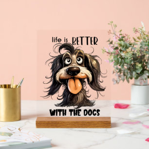 Panneau En Acrylique Amoureux de les chiens amusants