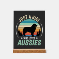 Amoureux du chien berger australien Rétro Coucher