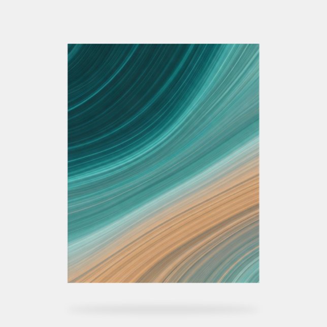 Panneau En Acrylique Aqua Sand Flow (Recto)