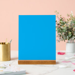 Panneau En Acrylique Arrière - plan bleu cyan solide