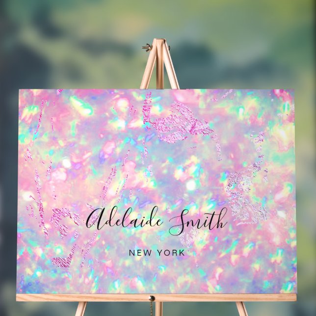 Panneau En Acrylique arrière - plan opal rose violet (Neutre)