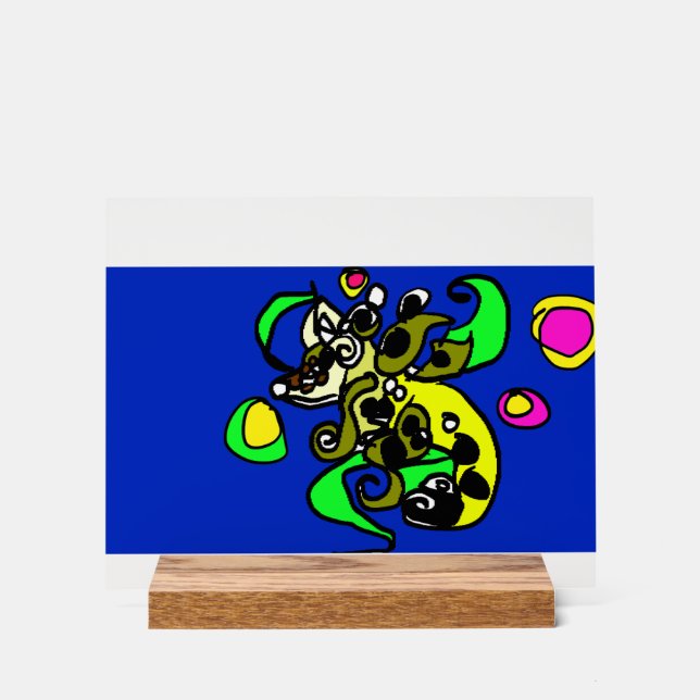 Panneau En Acrylique art de dragon de mer  (Recto)