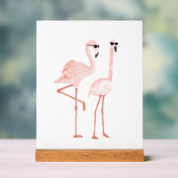 Art de flamant drôle