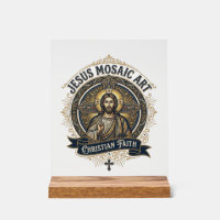 Art de mosaïque Jésus Art de mosaïque Jésus Foi ch