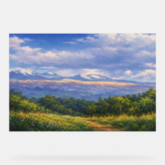 Panneau En Acrylique Art de paysage photographique édité (meilleure qua