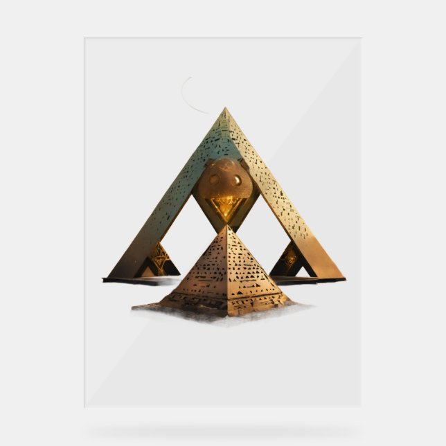 Panneau En Acrylique Art mur d'impression déconstruit (Recto)