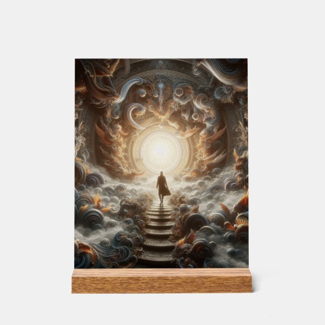 Panneau En Acrylique Ascension vers la Lumière (Recto)