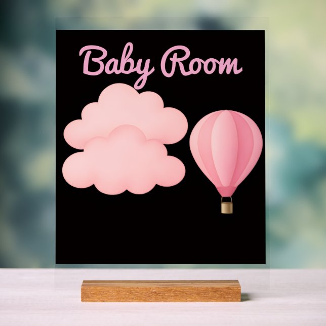 Panneau En Acrylique Baby Room Sign (Neutre)