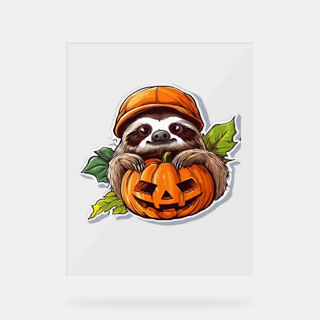 Panneau En Acrylique Baguette classique Halloween Halloween Sticker (Recto)