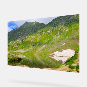 Panneau En Acrylique Balea Lake Mountain Slope – Romania Alpine Print