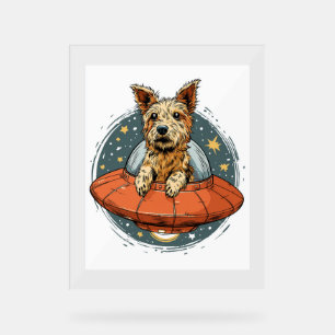 Panneau En Acrylique Ballerina Beagle - Dansée drôle de chien