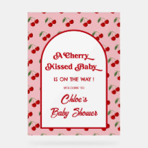 Bienvenue à la Baby Shower Cherry Kissed