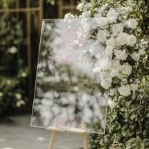 Bienvenue de mariage à monogramme avec couronne fl