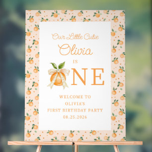 Panneau En Acrylique Bienvenue pour le premier anniversaire de nos peti