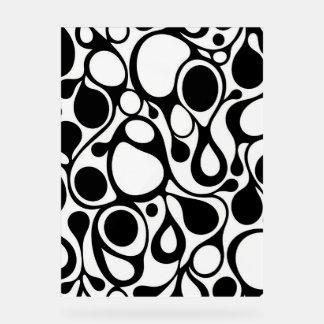 Panneau En Acrylique Black and white wall poster