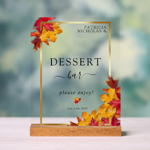 Panneau En Acrylique Black Magic Rencontre Rustique Golden Autumn Desse