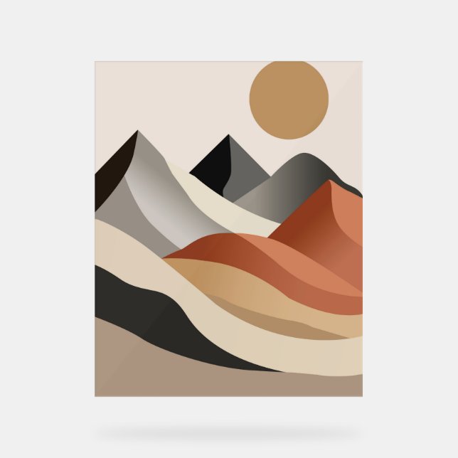 Panneau En Acrylique Boho (Recto)