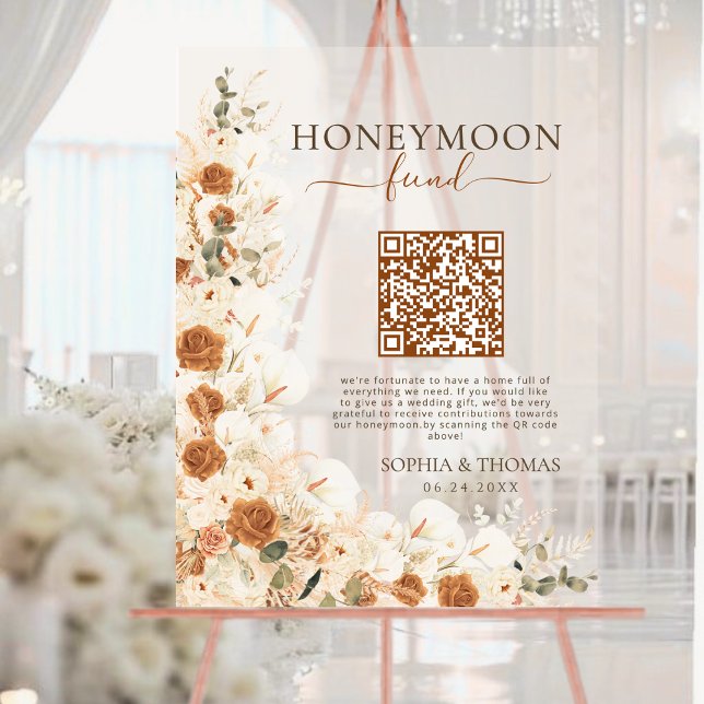 Panneau En Acrylique Boho Pampas Rose Aquarelle couleur de miel Fonds d (Créateur téléchargé)