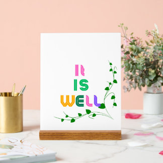 Panneau En Acrylique Bois Inspirationnel Acrylique Bloc