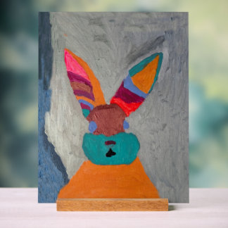 Panneau En Acrylique Bonnie Bunnie Acrylique Impression - CreativeDrew