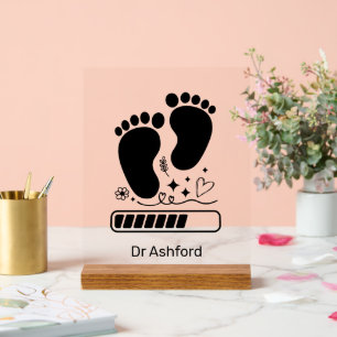 Panneau En Acrylique Bureau Médicale Chargement de bébé