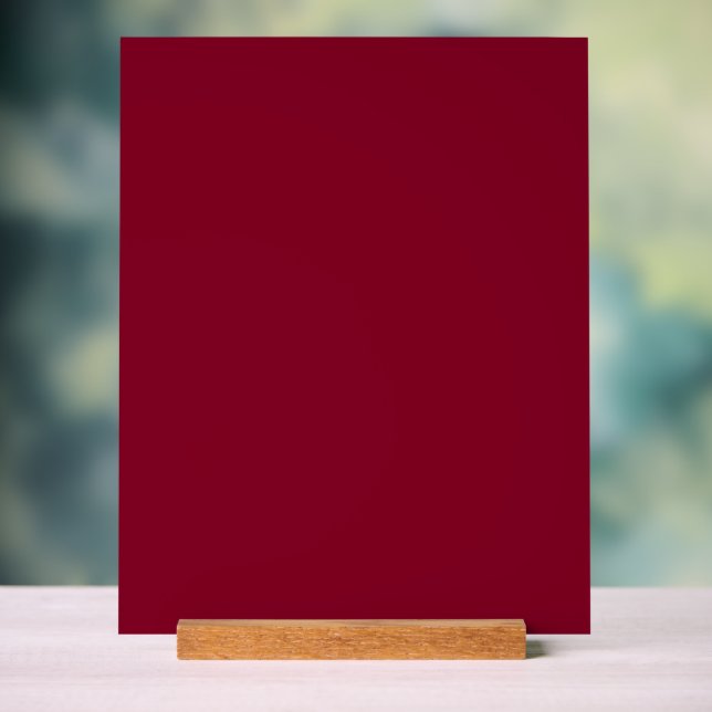Panneau En Acrylique Burgundy (Neutre)