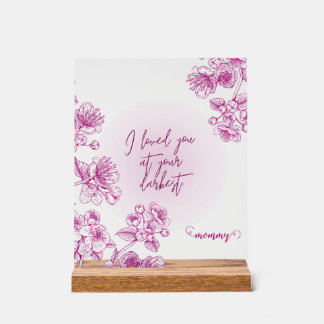 Panneau En Acrylique cadeau acrylique violet