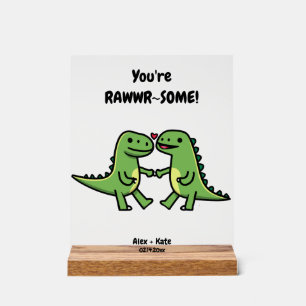 Panneau En Acrylique Cadeau d'anniversaire personnalisé mignon