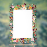 Cadre de fleurs de jardin anglais