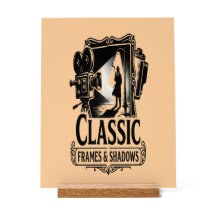 Cadres Classiques & Ombres Cinéma Vintage Noir Acr