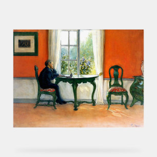 Panneau En Acrylique Carl Larsson - Lecture obligatoire