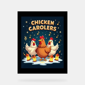 Panneau En Acrylique Caroleurs de poulet