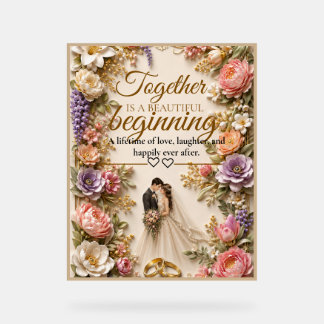 Panneau En Acrylique Carte de luxe éditable pour invitation de mariage