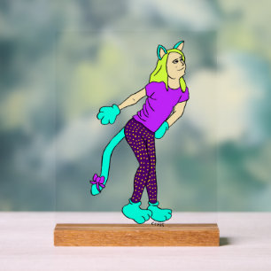 Panneau En Acrylique catgirl