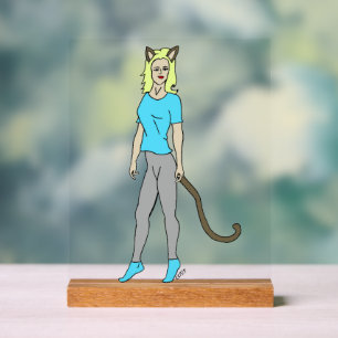 Panneau En Acrylique catgirl