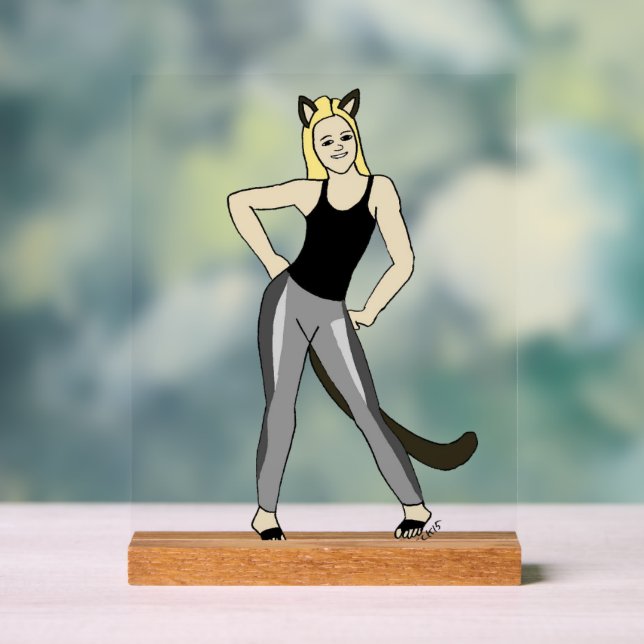 Panneau En Acrylique catgirl (Neutre)